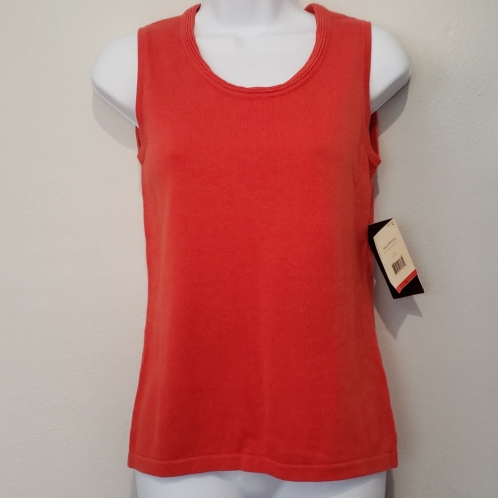 💖Orange Knit Tank